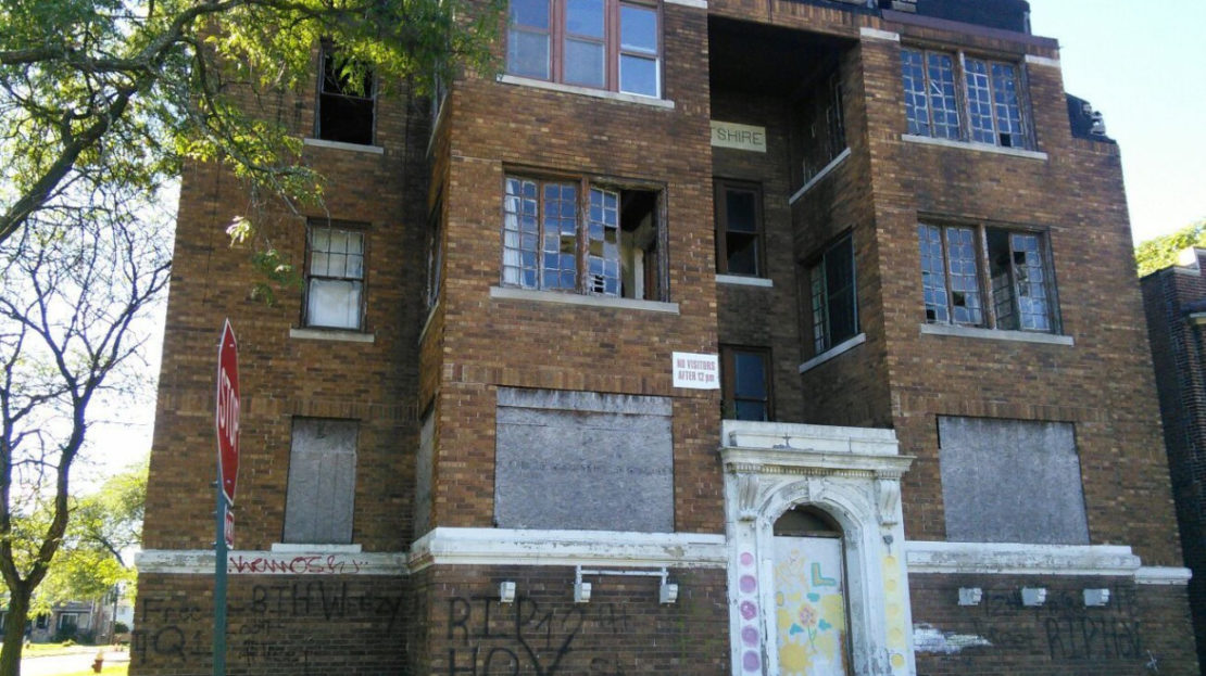 Abandoned property in Euclid Campus, Detroit